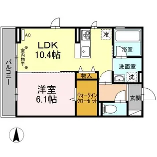 ルアナ【3階】の間取り