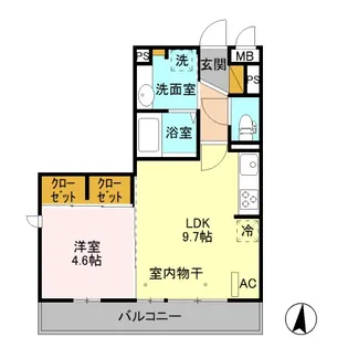 コンフィデンス【2階】の間取り