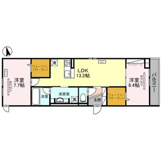 DーGLANZ EAST【3階】の間取り