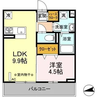 エル アベニュー【2階】の間取り