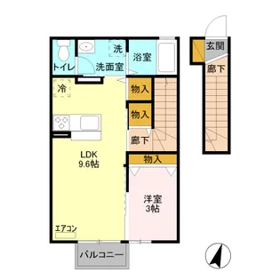 アメージングエステート【2階】の間取り