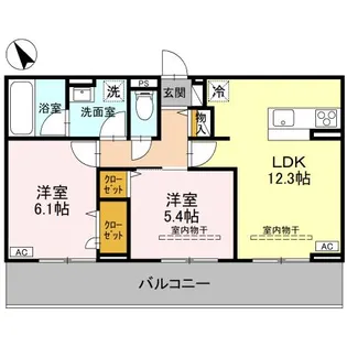 (仮)平松3丁目PJ A【3階】の間取り