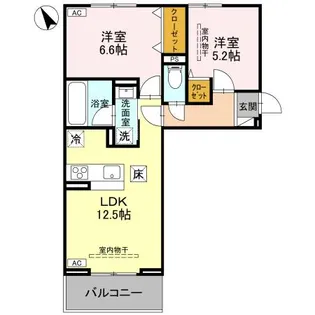 (仮)平松3丁目PJ A【1階】の間取り