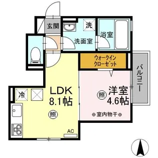 グラサージュ【1階】の間取り