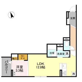 レジェンドワコー中央【3階】の間取り