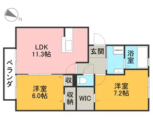 ラピタ【1階】の間取り