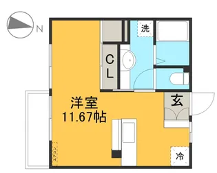 アルティプラーノさやか A【2階】の間取り