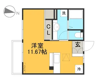 アルティプラーノさやか B【1階】の間取り