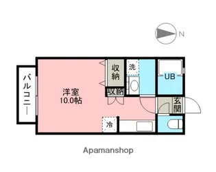 NEWセジュール【206号室】の間取り