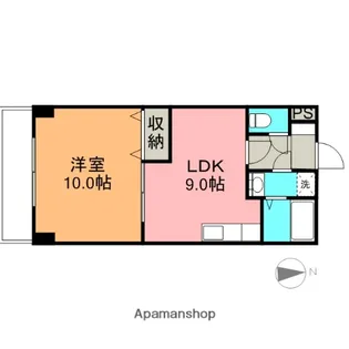 フェニックス下栗【203号室】の間取り