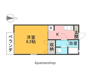 サニーコートケイ峰A棟【101号室】の間取り