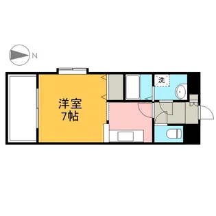 サニープレイス銀杏【506号室】の間取り