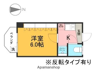 ドリームシティヒロ【202号室】の間取り