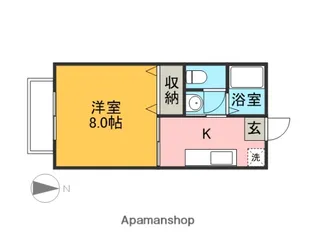 メゾン・ドゥ・エスポワール【205号室】の間取り