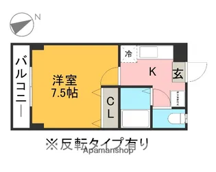和幸ハイツ【105号室】の間取り