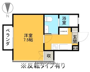 ハイツフレグラン【202号室】の間取り