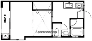 ピア・メゾンⅡC棟【C201号室】の間取り