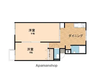 プレジール鹿島A【102号室】の間取り
