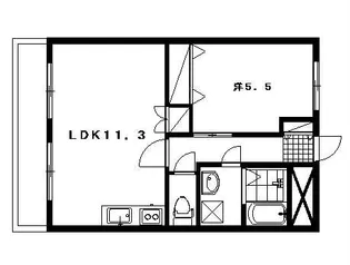 ウイステリアG【1階】の間取り