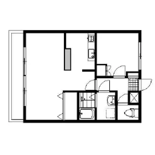 サモードパレスA【1階】の間取り
