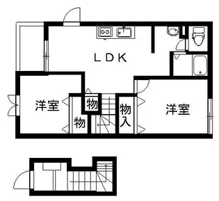 ヴィラローリー【2階】の間取り