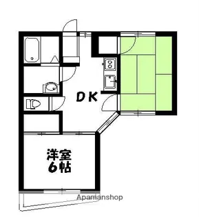 スカイウィング【205号室】の間取り