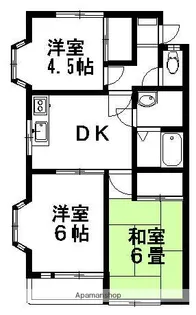 スカイウィング【107号室】の間取り