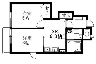 アカシア A【1階】の間取り