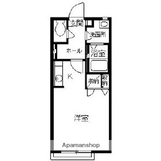 ドチェスター朝倉A【101号室】の間取り