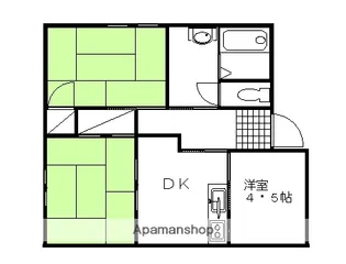 ラフォーレ上渋垂A【202号室】の間取り