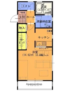 1Kの間取り画像