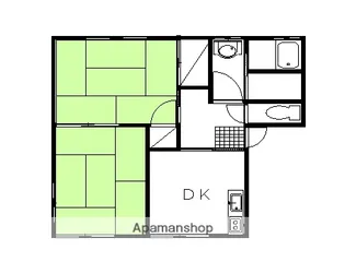 ラフォーレ五十部A【2階】の間取り