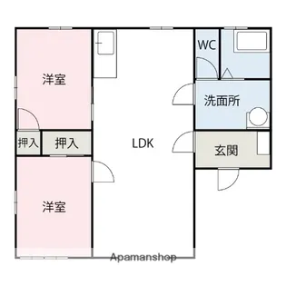 ラフォーレ今福【1階】の間取り