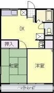 エスポワールメゾン【101号室】の間取り