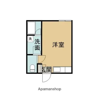 グランルージュ【106号室】の間取り