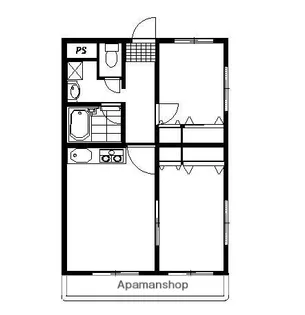 クレインヒルズマンション【303号室】の間取り