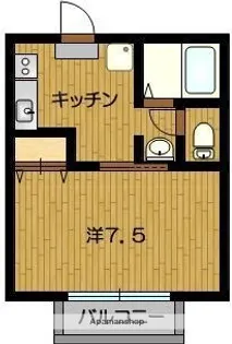 コーポKATSURA【105号室】の間取り