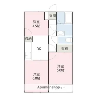 スカイウィング【103号室】の間取り
