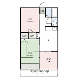 プライム21AT【101号室】の間取り