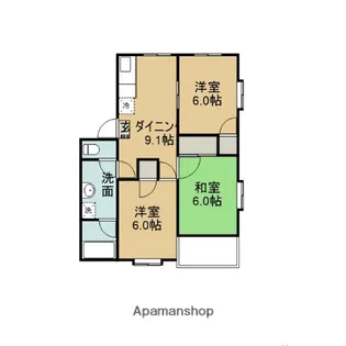 アネックス21元学【A102号室】の間取り