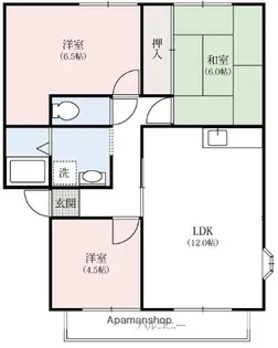 サンフローラ【102号室】の間取り