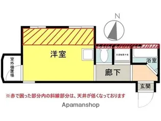 ウエストプラザ【31号室】の間取り