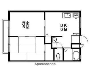ベストハイツ5【203号室】の間取り