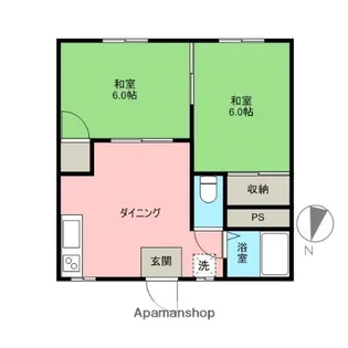 ジュエリーハイツ【103号室】の間取り