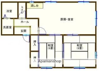 ラフォーレ今福2【101号室】の間取り