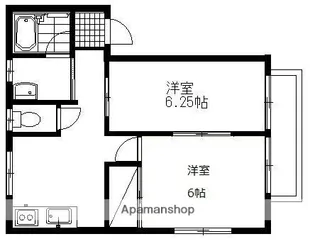 リュミエールA【A201号室】の間取り