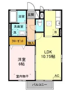 コンフォール・メゾン Ⅰ【1階】の間取り