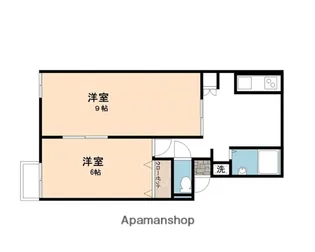 プレジール鹿島A【201号室】の間取り