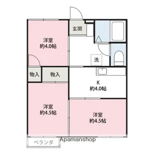 タイムレス山下町【202号室】の間取り