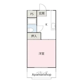 スマイルビーム【303号室】の間取り